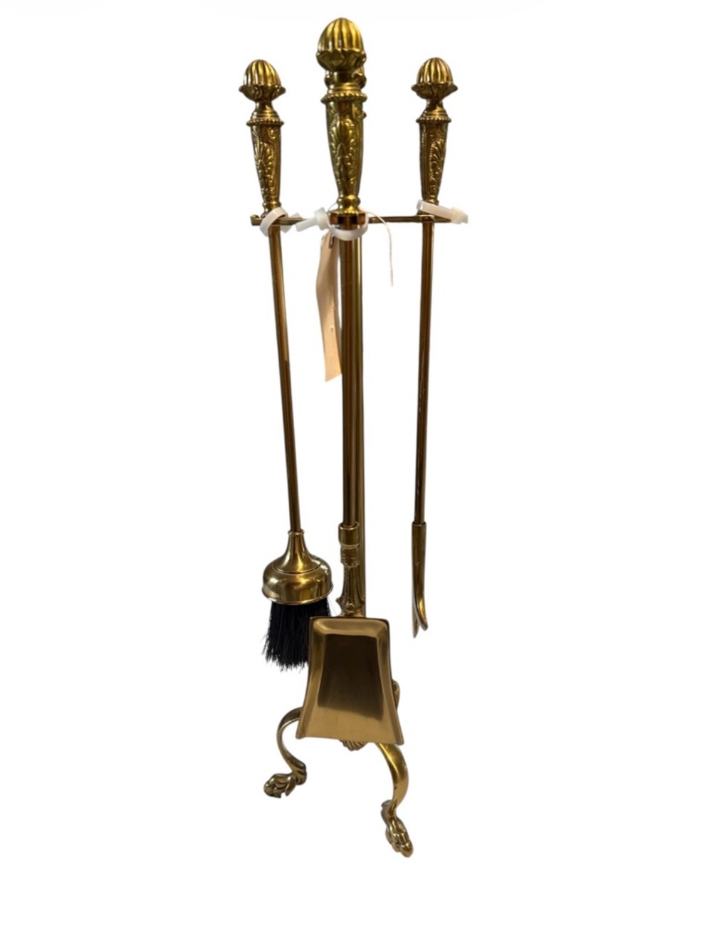 Vintage Gold Fireplace Tool Set